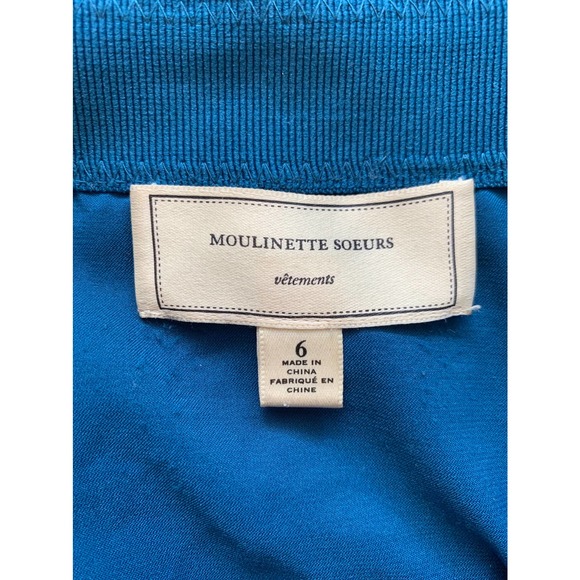 Moulinette Soeurs Turquoise Pencil Skirt Sz 6 - Picture 8 of 13